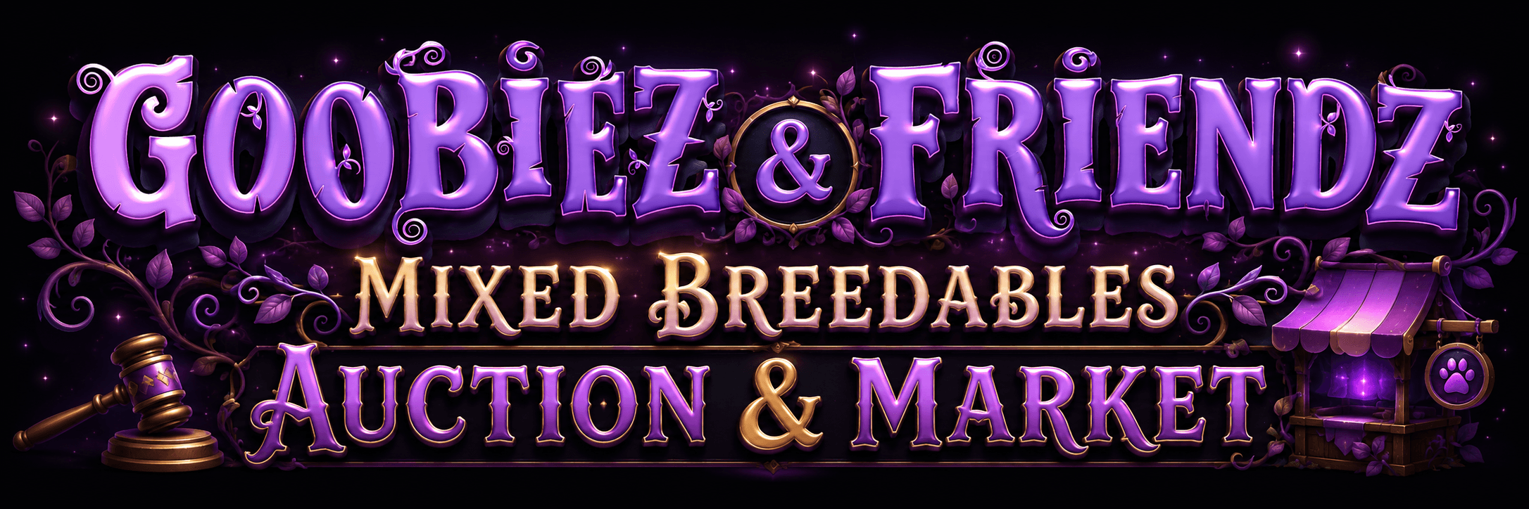 Goobiez & Friends Mixed Breedables Auction & Market banner